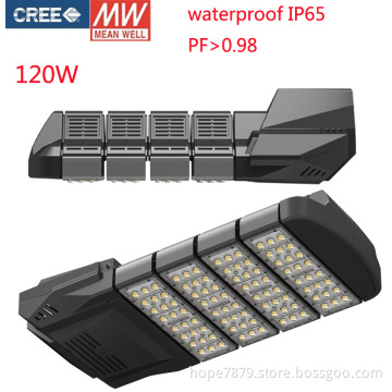 120W LED Street Light CREE Xte Chip&Meanwell Driver UL SAA CE